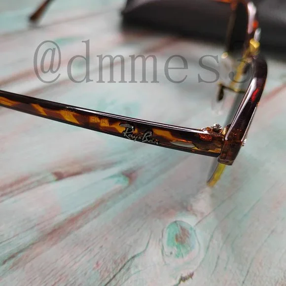 ?Ray-Ban New 3016 Sunglasses 51MM Green gold frame Rayban Clubmaster Black And Gold Frame RB3016 Green G15 Lens  main image 2